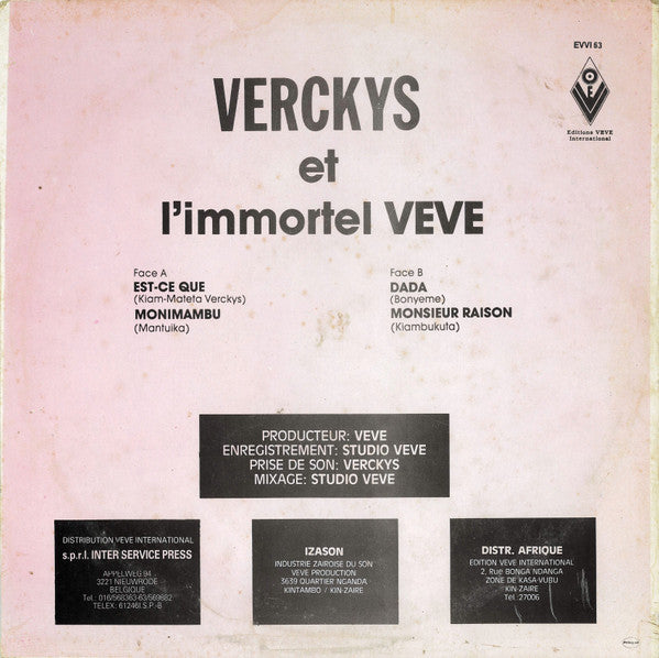 Verckys, L' Immortel Veve* -Verckys