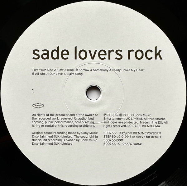 Sade -Lovers Rock