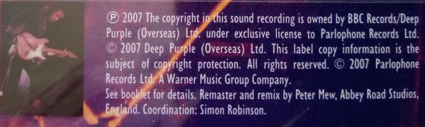Deep Purple -Live In London