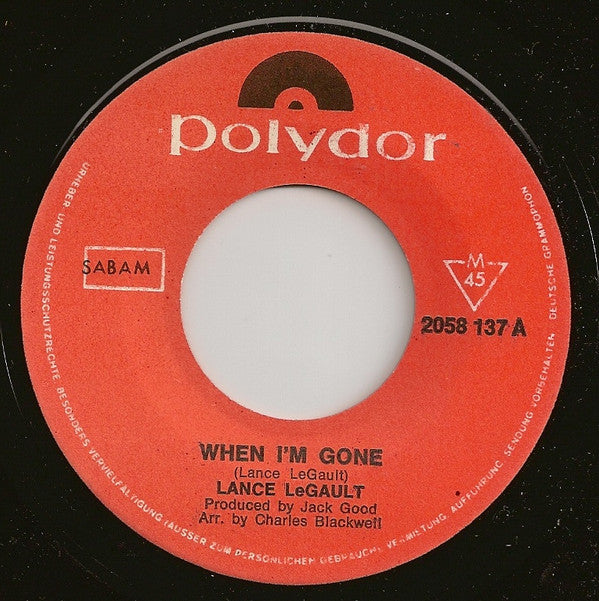 Lance LeGault -When I'm Gone / Again