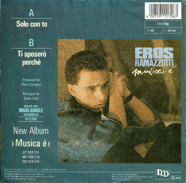 Eros Ramazzotti -Solo Con Te