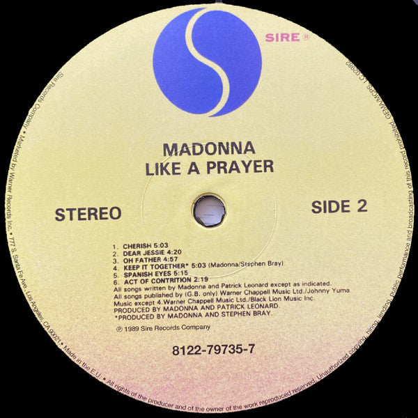 Madonna -Like A Prayer