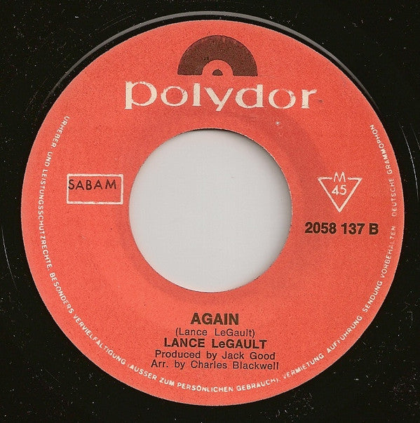 Lance LeGault -When I'm Gone / Again