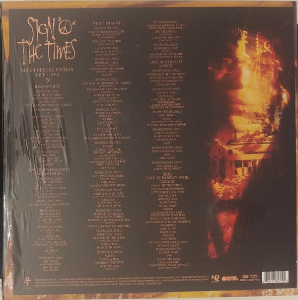 Prince -Sign "O" The Times