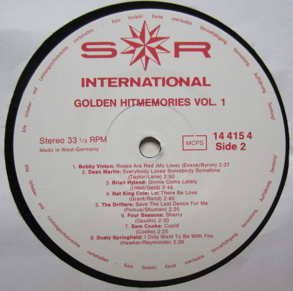 Various - Golden Hit Memories