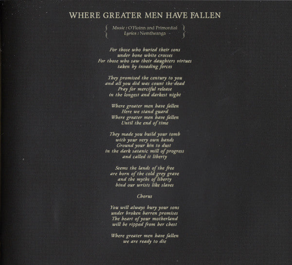 Primordial -Where Greater Men Have Fallen