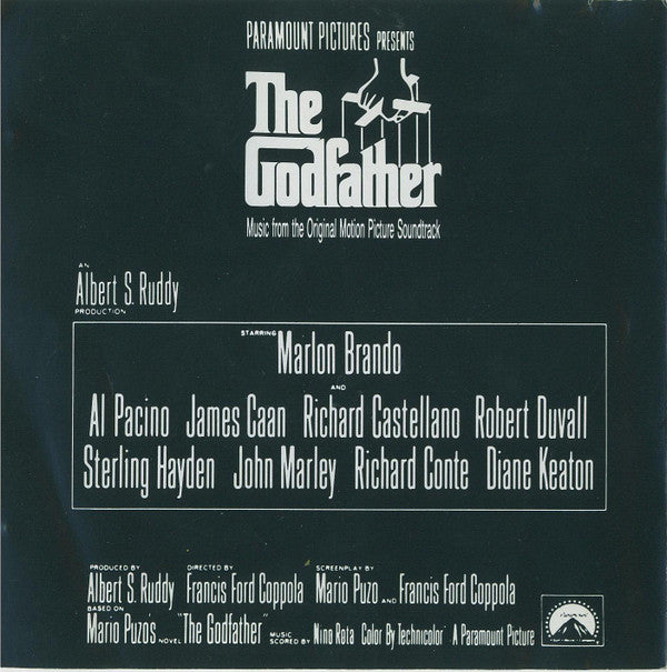 Nino Rota -The Godfather (Music From The Original Motion Picture Soundtrack)