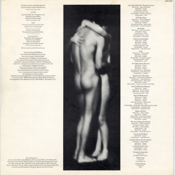 Gavin Friday and the Man Seezer* -Each Man Kills The Thing He Loves