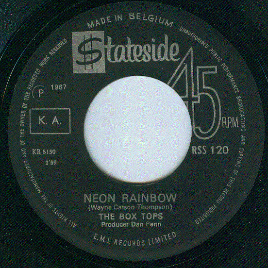 Box Tops -Neon Rainbow / She Knows How