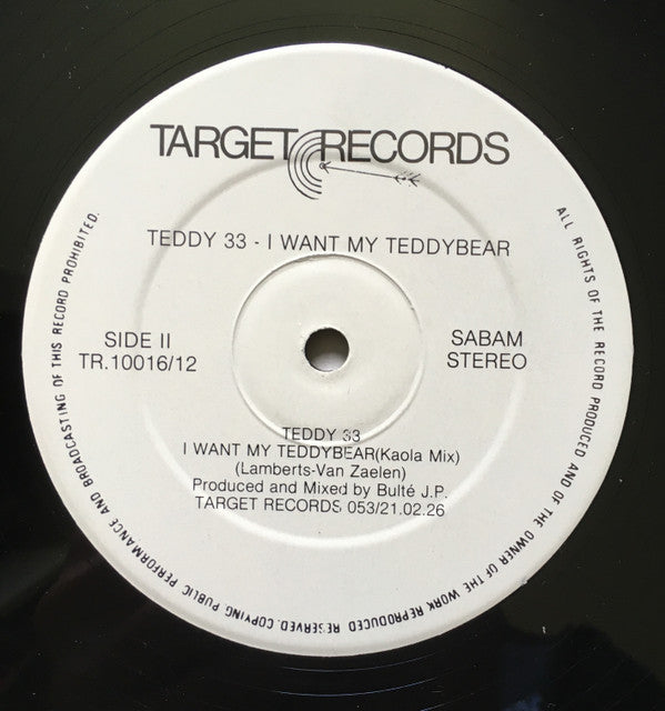 Teddy 33 -I Want My Teddybear