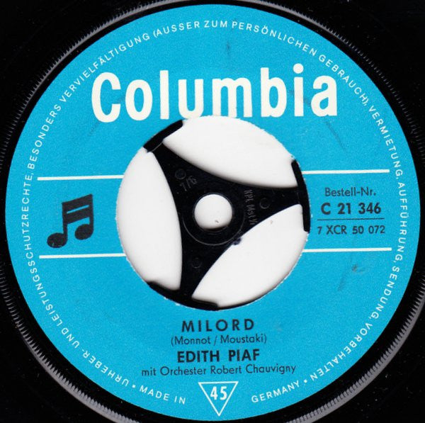 Edith Piaf -Milord