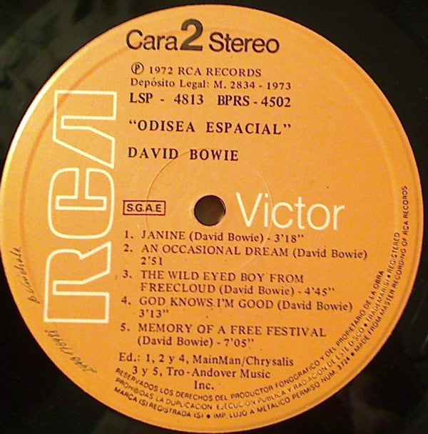 David Bowie -Space Oddity = Odisea Espacial