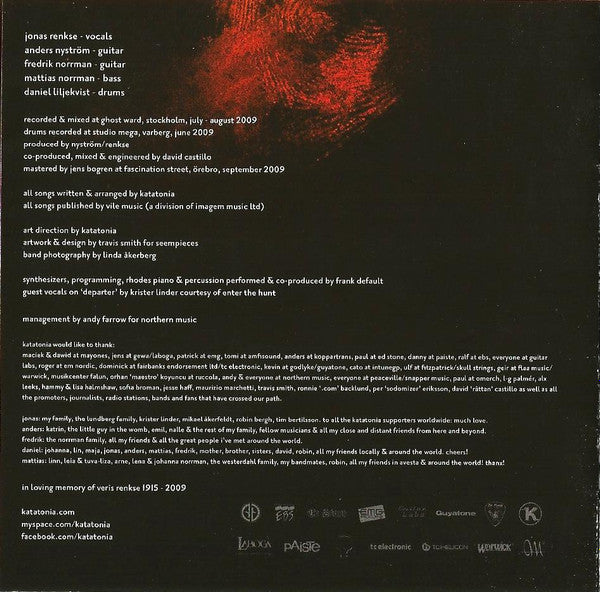 Katatonia -Night Is The New Day