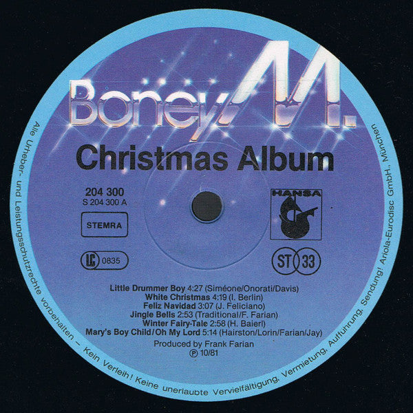 Boney M. -Christmas Album