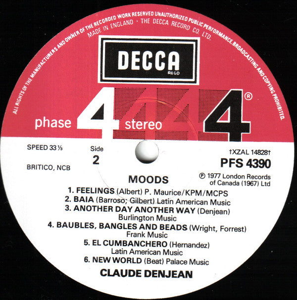 Claude Denjean -Moods
