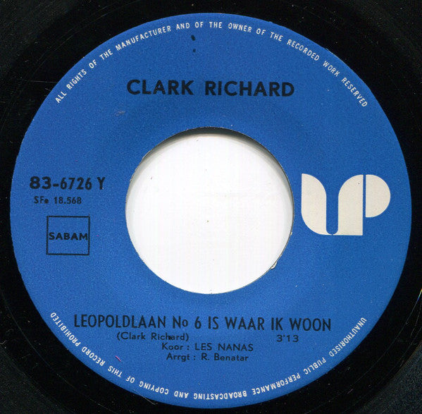 Clark Richard -Leopoldlaan Nr 6 Is Waar Ik Woon