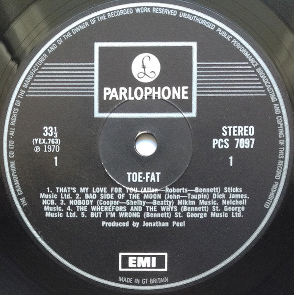Toe Fat -Toe Fat