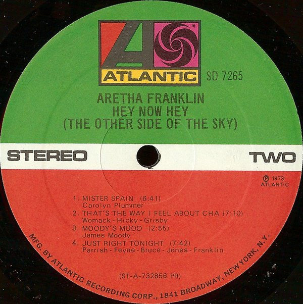 Aretha Franklin -Hey Now Hey (The Other Side Of The Sky)
