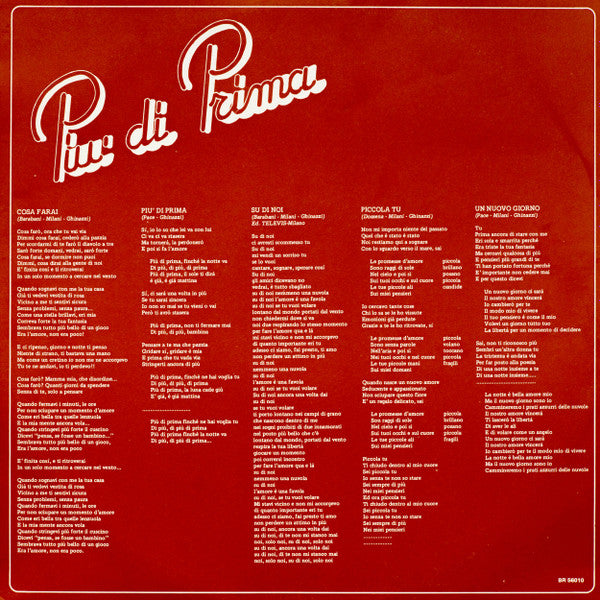 Pupo -Più Di Prima