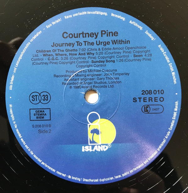 Courtney Pine -Journey To The Urge Within