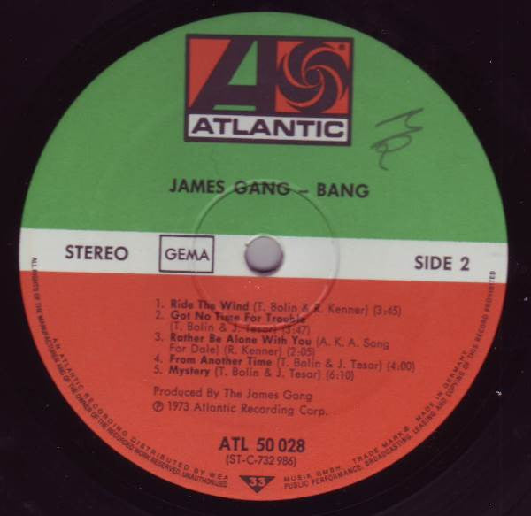 James Gang -Bang