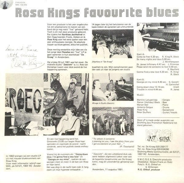 Rosa King - Rosa Kings Favourite Blues