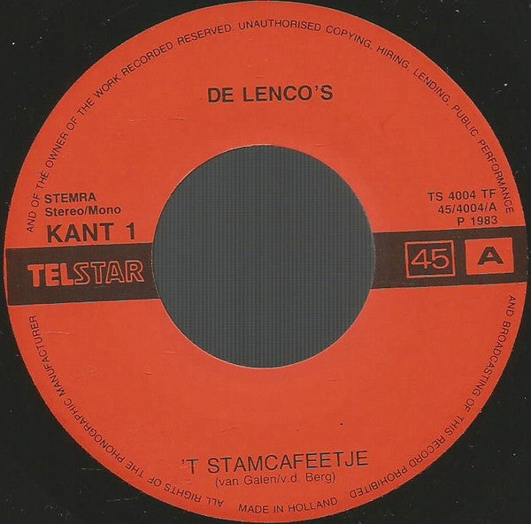 De Lenco's - 't Stamcafeetje