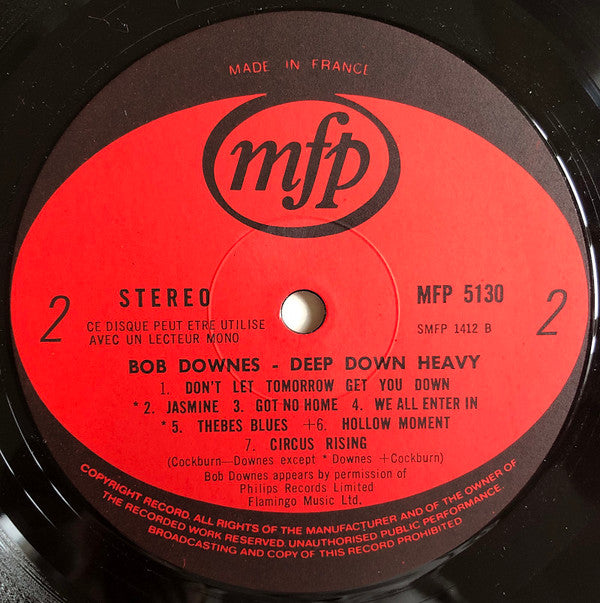 Bob Downes -Deep Down Heavy