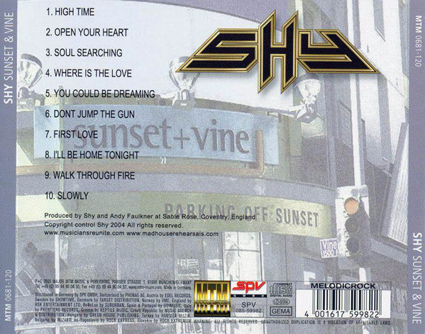 Shy (5) -Sunset And Vine