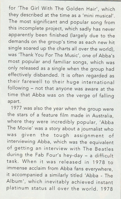 ABBA -Gold (Greatest Hits)