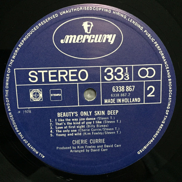 Cherie Currie -Beauty's Only Skin Deep