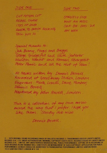 Black Beard* - Strictly Dub Wize