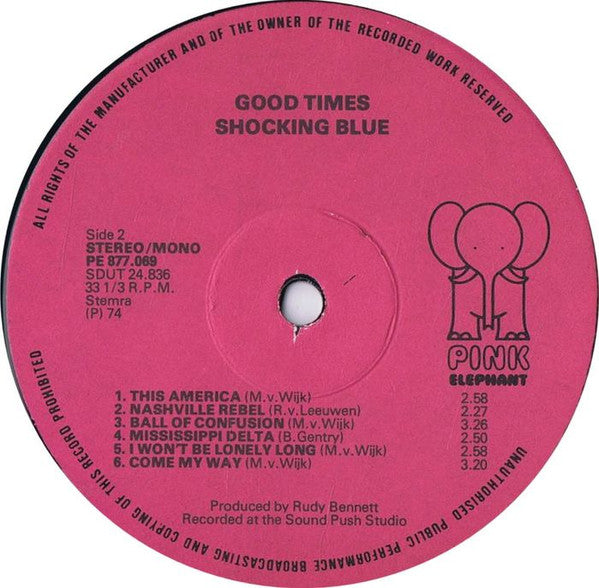 Shocking Blue -Good Times