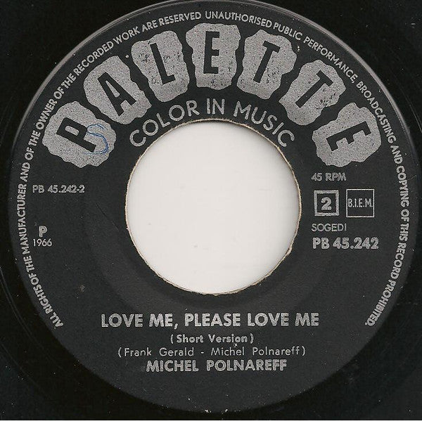 Michel Polnareff -L'amour Avec Toi / Love Me, Please Love Me