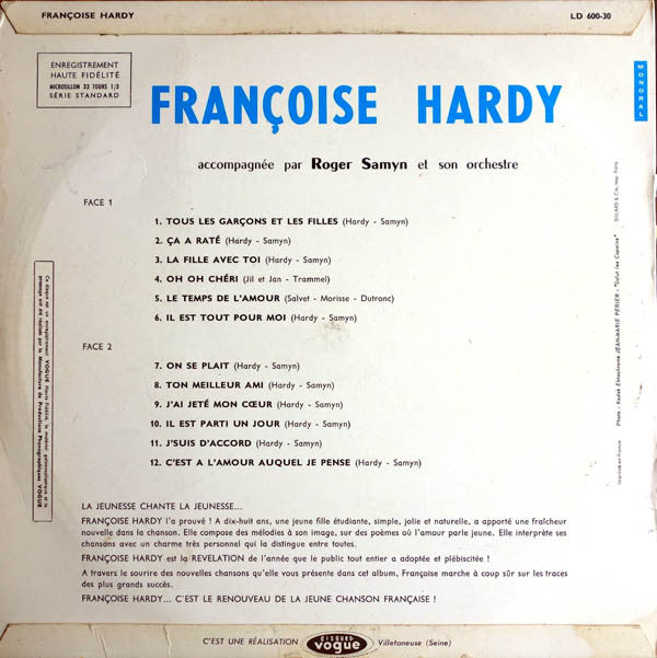 Françoise Hardy -Françoise Hardy