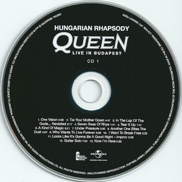 Queen -Hungarian Rhapsody (Live In Budapest)