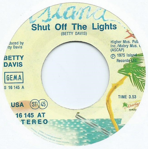 Betty Davis -Shut Off The Lights