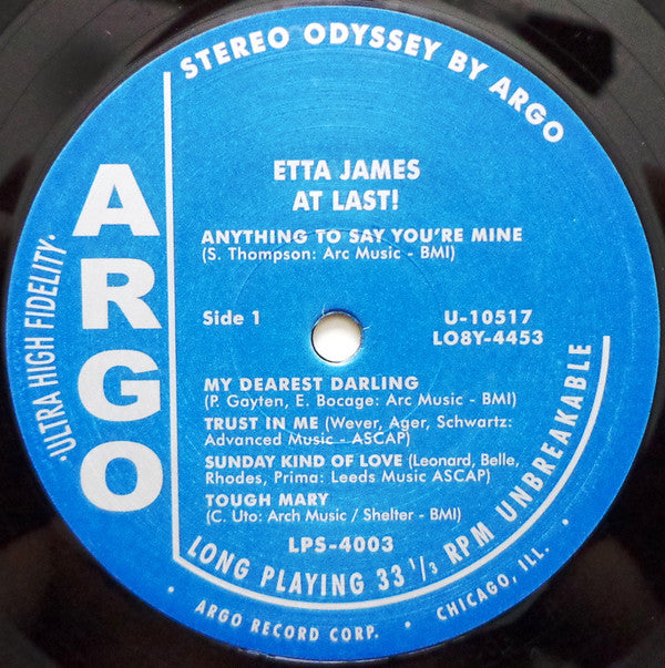 Etta James -At Last!