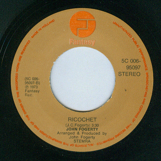 John Fogerty -Comin' Down The Road / Ricochet