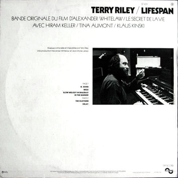 Terry Riley -Lifespan