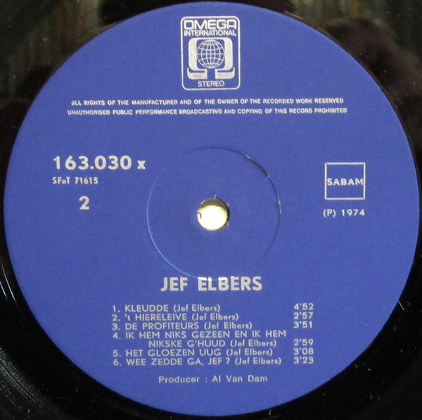 Jef Elbers -Jef Elbers