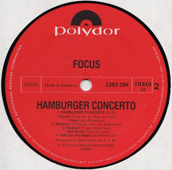 Focus (2) -Hamburger Concerto
