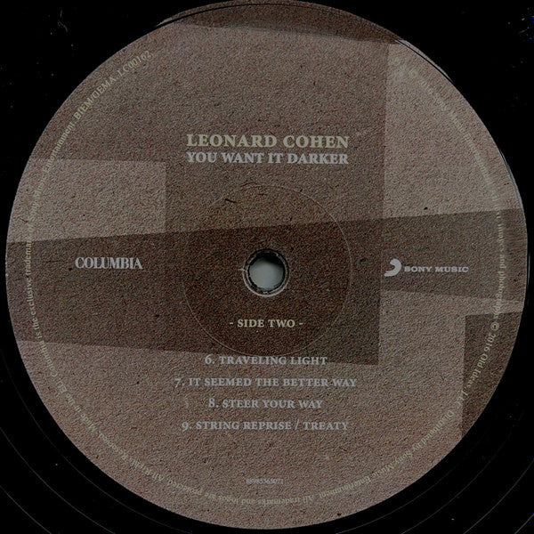 Leonard Cohen -You Want It Darker