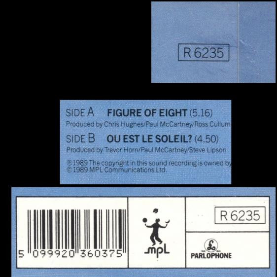 Paul McCartney -Figure Of Eight / Ou Est Le Soleil?