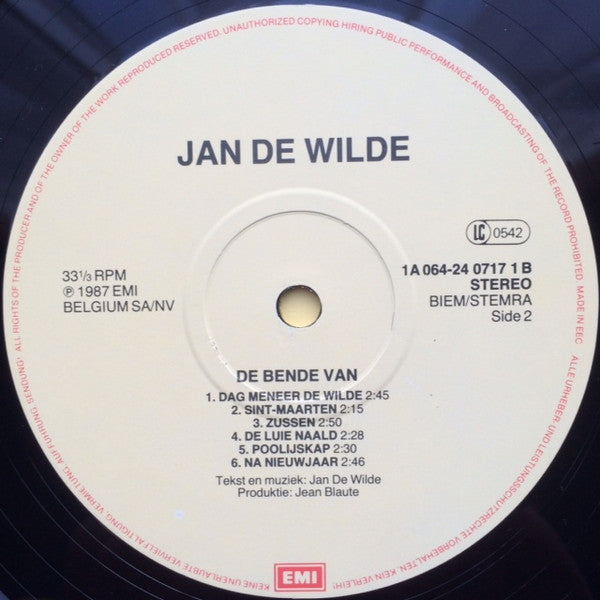 Jan De Wilde -De Bende Van Jan De Wilde