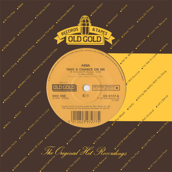 ABBA - Take A Chance On Me / Chiquitita