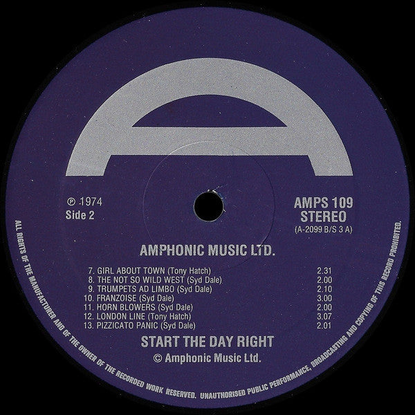 Steve Gray / Syd Dale / Tony Hatch -Start The Day Right