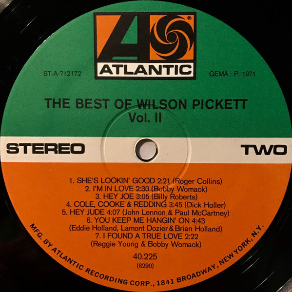 Wilson Pickett -The Best Of Wilson Pickett Vol.II