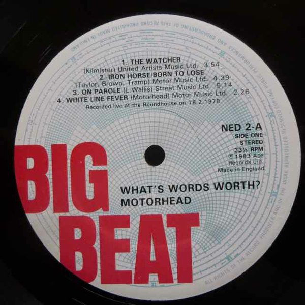 Motörhead - What's Words Worth? (Recorded Live 1978)