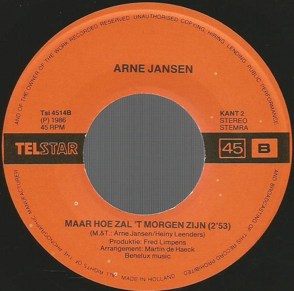 Arne Jansen (2) - Kom Toch Terug Bij Mij